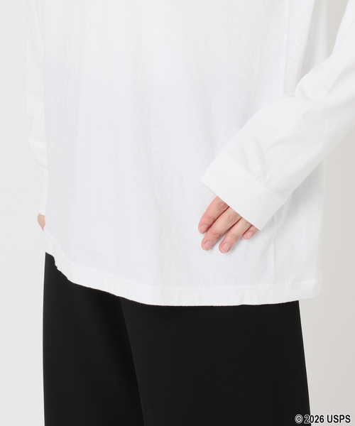 GOOD ROCK SPEED(グッドロックスピード)の「【GOOD ROCK SPEED】USPS U.S. AIR MAIL long sleeves T(Tシャツ/カットソー・レディース・ホワイト・FREE)」の12枚目の写真