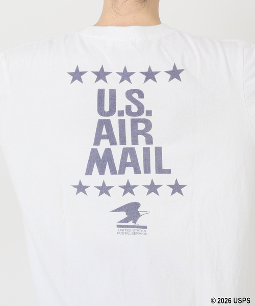 GOOD ROCK SPEED(グッドロックスピード)の「【GOOD ROCK SPEED】USPS U.S. AIR MAIL long sleeves T(Tシャツ/カットソー・レディース・ホワイト・FREE)」の14枚目の写真
