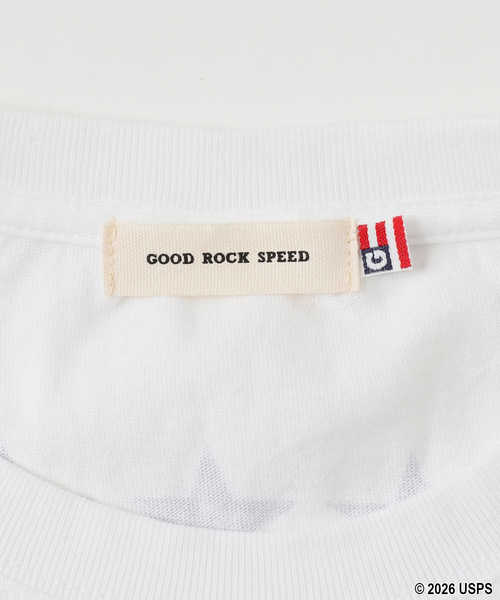 GOOD ROCK SPEED(グッドロックスピード)の「【GOOD ROCK SPEED】USPS U.S. AIR MAIL long sleeves T(Tシャツ/カットソー・レディース・ホワイト・FREE)」の15枚目の写真