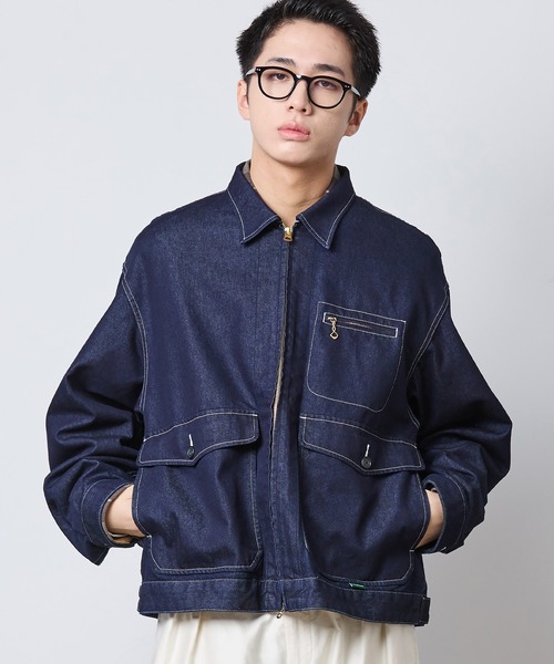 L.L.Bean(エルエルビーン)の「【JAPAN EDITION】パスファインダー・デニム・ジャケット(デニムジャケット・メンズ・インディゴブルー・LARGE/MEDIUM/SMALL)」の1枚目の写真