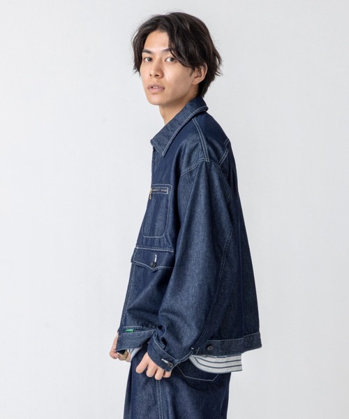 L.L.Bean(エルエルビーン)の「【JAPAN EDITION】パスファインダー・デニム・ジャケット(デニムジャケット・メンズ・インディゴブルー・LARGE/MEDIUM/SMALL)」の3枚目の写真