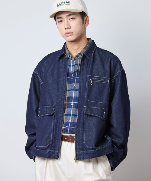 L.L.Bean(エルエルビーン)の「【JAPAN EDITION】パスファインダー・デニム・ジャケット(デニムジャケット・メンズ・インディゴブルー・LARGE/MEDIUM/SMALL)」の12枚目の写真