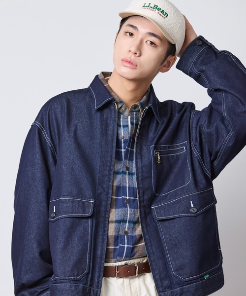 L.L.Bean(エルエルビーン)の「【JAPAN EDITION】パスファインダー・デニム・ジャケット(デニムジャケット・メンズ・インディゴブルー・LARGE/MEDIUM/SMALL)」の13枚目の写真
