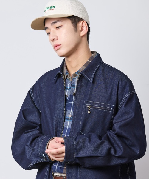 L.L.Bean(エルエルビーン)の「【JAPAN EDITION】パスファインダー・デニム・ジャケット(デニムジャケット・メンズ・インディゴブルー・LARGE/MEDIUM/SMALL)」の14枚目の写真