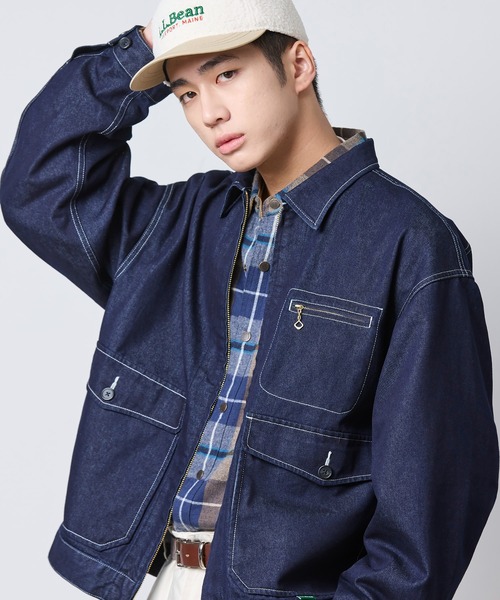 L.L.Bean(エルエルビーン)の「【JAPAN EDITION】パスファインダー・デニム・ジャケット(デニムジャケット・メンズ・インディゴブルー・LARGE/MEDIUM/SMALL)」の7枚目の写真