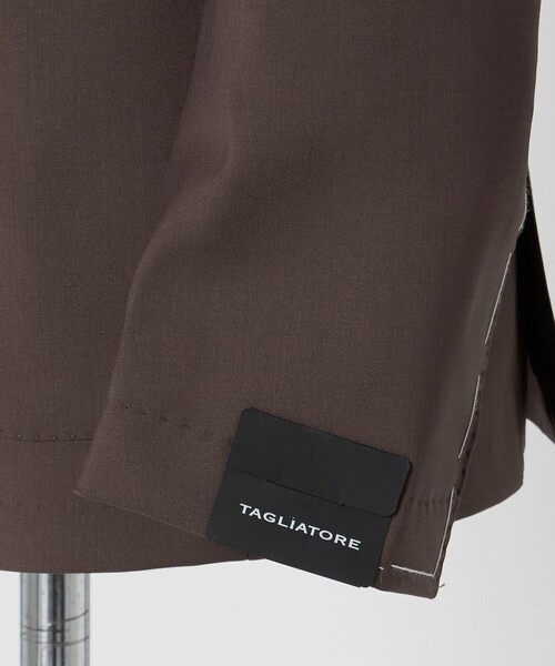 TAGLIATORE(タリアトーレ)の「<TAGLIATORE>ブラウン ソリッド シングル 2ボタン テーラードジャケット(テーラードジャケット・メンズ・ブラウン系・46)」の13枚目の写真