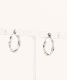 【NEI/NOR】クロスラインフープピアス