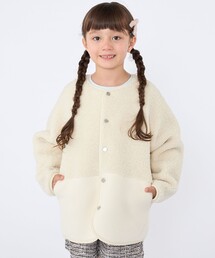 SHIPS（シップス）の「SHIPS KIDS:100~130cm 〈手洗い可能〉リバーシブル ボア ブルゾン（その他アウター）」
