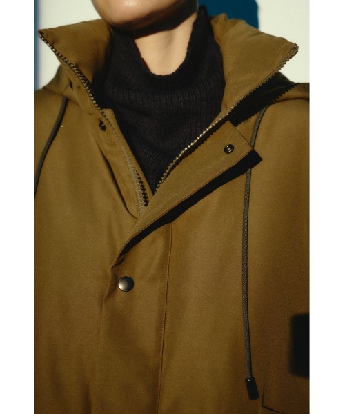 RIM.ARK(リムアーク)の「【26FW OUTER PRE ORDER】Back side down field CT(バック サイド ダウン フィールド コート)(その他アウター・レディース・ブラック/カーキ/ライトグリーン・FREE)」の10枚目の写真