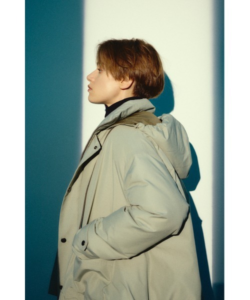 RIM.ARK(リムアーク)の「【26FW OUTER PRE ORDER】Back side down field CT(バック サイド ダウン フィールド コート)(その他アウター・レディース・ブラック/カーキ/ライトグリーン・FREE)」の13枚目の写真