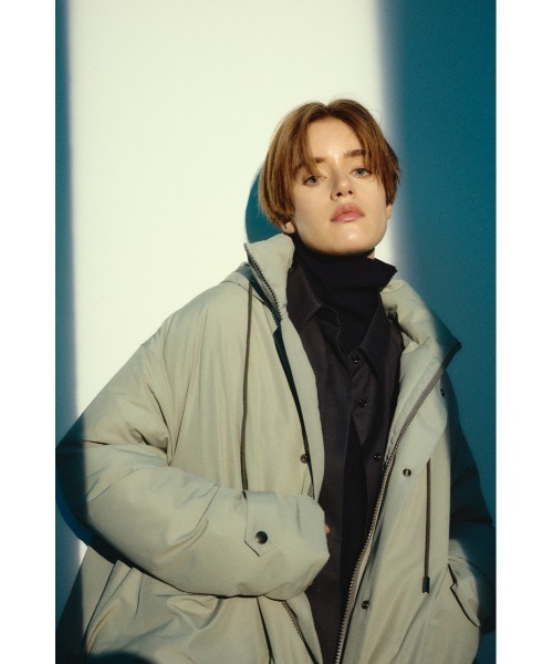 RIM.ARK(リムアーク)の「【26FW OUTER PRE ORDER】Back side down field CT(バック サイド ダウン フィールド コート)(その他アウター・レディース・ブラック/カーキ/ライトグリーン・FREE)」の15枚目の写真