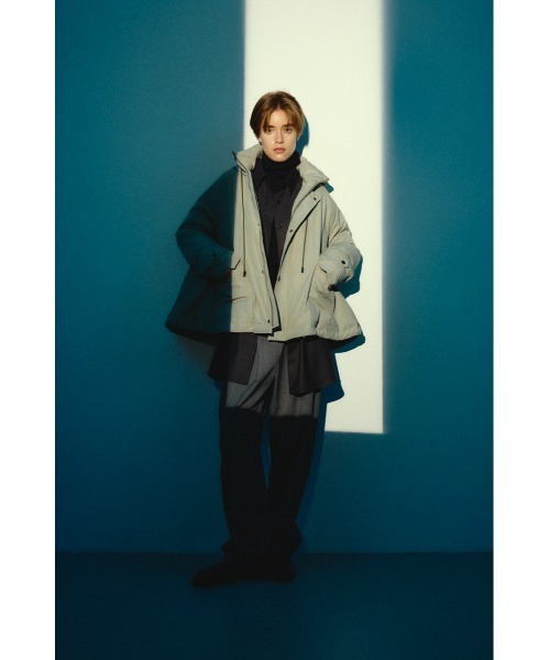 RIM.ARK(リムアーク)の「【26FW OUTER PRE ORDER】Back side down field CT(バック サイド ダウン フィールド コート)(その他アウター・レディース・ブラック/カーキ/ライトグリーン・FREE)」の17枚目の写真