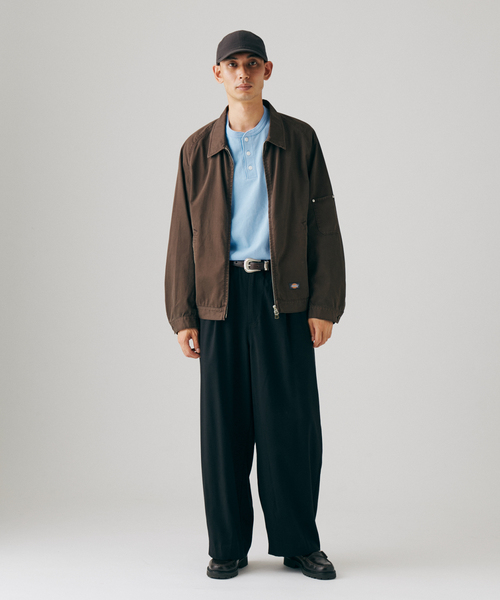 JOURNAL STANDARD(ジャーナルスタンダード)の「TR ツイル モダン ワイド スラックス(スラックス・メンズ・チャコールグレー/ブラック/ブラック系その他/スミクロ・SMALL/MEDIUM/LARGE)」の14枚目の写真