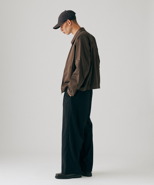 JOURNAL STANDARD(ジャーナルスタンダード)の「TR ツイル モダン ワイド スラックス(スラックス・メンズ・チャコールグレー/ブラック/ブラック系その他/スミクロ・SMALL/MEDIUM/LARGE)」の16枚目の写真