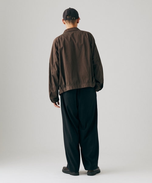 JOURNAL STANDARD(ジャーナルスタンダード)の「TR ツイル モダン ワイド スラックス(スラックス・メンズ・チャコールグレー/ブラック/ブラック系その他/スミクロ・SMALL/MEDIUM/LARGE)」の17枚目の写真