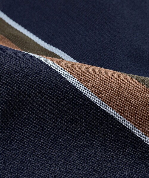 BROOKS BROTHERS(ブルックスブラザーズ)の「ウール/シルク マルチストライプタイ(ネクタイ・メンズ・バーガンディー/グリーン/ネイビー・ONE SIZE)」の7枚目の写真
