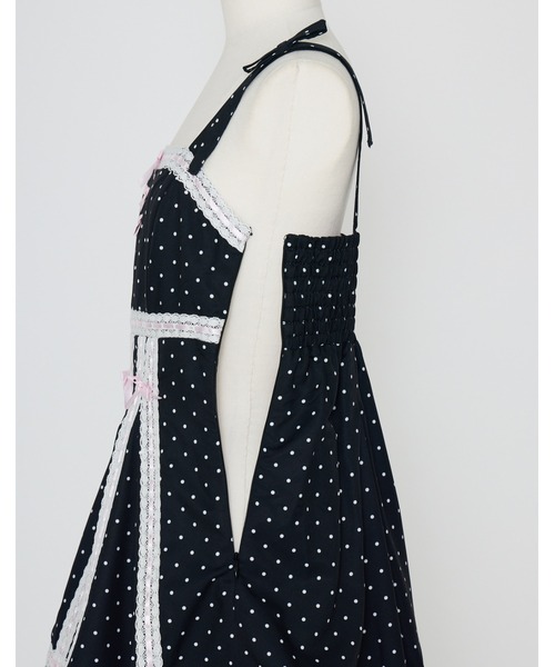 AVENCHUMU（アバンチュウム）の「Ribbon belt lace and ribbon bad girl one piece（ワンピース・レディース・ブラック/ピンク/ブラック×ピンク・FREE）」の22枚目の写真