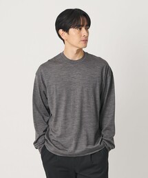 ウォッシャブル ウール ロングスリーブ Tシャツ