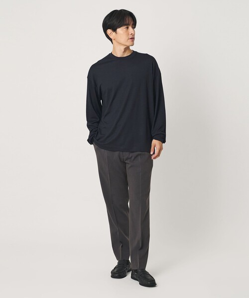 BEAUTY&YOUTH UNITED ARROWS(ビューティーアンドユースユナイテッドアローズ)の「ウォッシャブル ウール ロングスリーブ Tシャツ(Tシャツ/カットソー・メンズ・ブラック/グレー系/ネイビー・M/XL/S/L)」の18枚目の写真