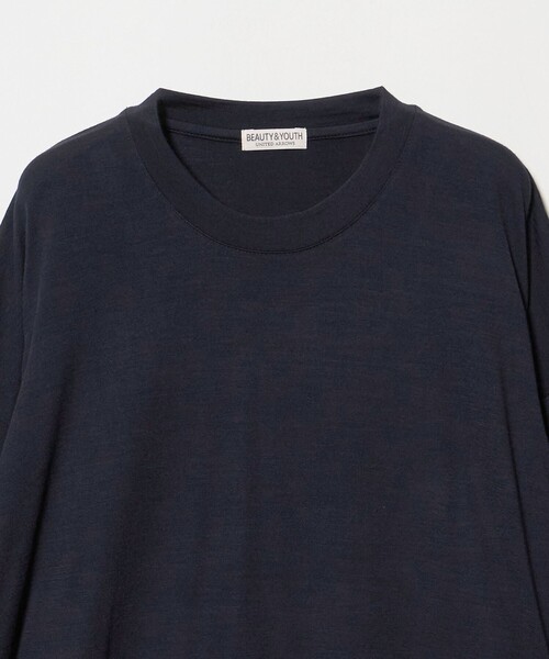 BEAUTY&YOUTH UNITED ARROWS(ビューティーアンドユースユナイテッドアローズ)の「ウォッシャブル ウール ロングスリーブ Tシャツ(Tシャツ/カットソー・メンズ・ブラック/グレー系/ネイビー・M/XL/S/L)」の14枚目の写真