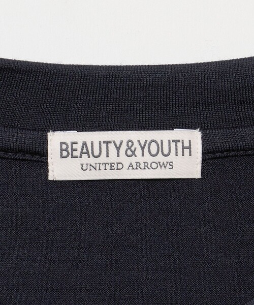BEAUTY&YOUTH UNITED ARROWS(ビューティーアンドユースユナイテッドアローズ)の「ウォッシャブル ウール ロングスリーブ Tシャツ(Tシャツ/カットソー・メンズ・ブラック/グレー系/ネイビー・M/XL/S/L)」の5枚目の写真