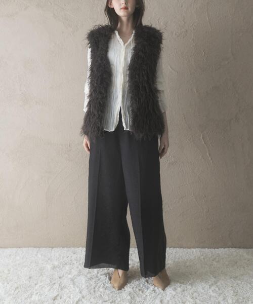 URBAN RESEARCH ROSSO WOMEN（アーバンリサーチ　ロッソ）の「ファーベスト（その他アウター・レディース・ブラウン・FREE）」の10枚目の写真