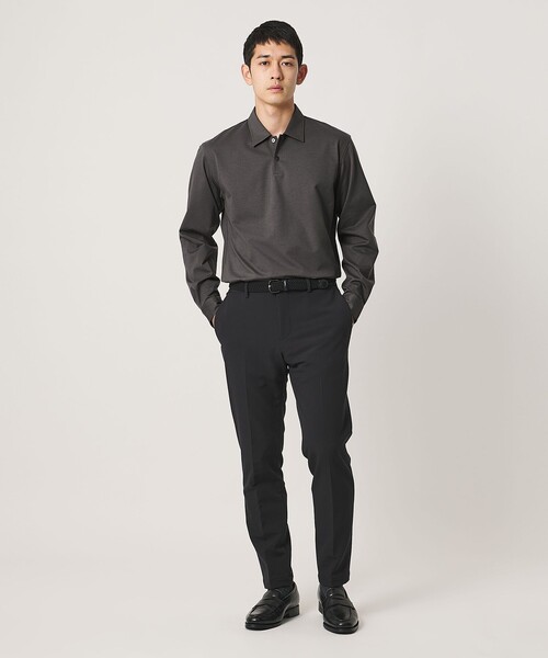 UNITED ARROWS(ユナイテッドアローズ)の「ポンチ ロングスリーブ ポロシャツ UA COZY 抗菌防臭 接触冷感(ポロシャツ・メンズ・ホワイト/オリーブ/ネイビー・XL/S/L/M)」の10枚目の写真