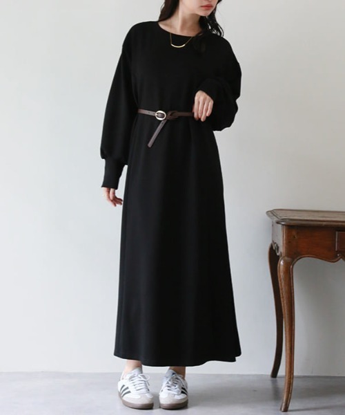 fifth(フィフス)の「【cho____07セレクト】パネルラインマキシワンピース(ワンピース・レディース・ブラック/グレイッシュベージュ・M/XS)」の2枚目の写真
