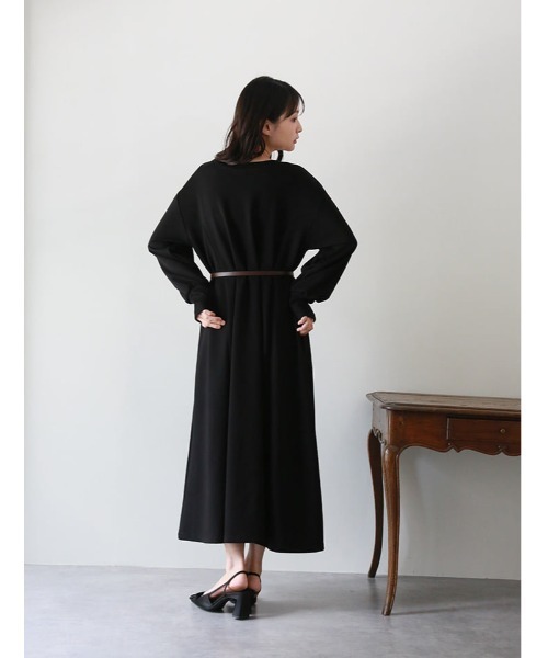 fifth(フィフス)の「【cho____07セレクト】パネルラインマキシワンピース(ワンピース・レディース・ブラック/グレイッシュベージュ・M/XS)」の12枚目の写真