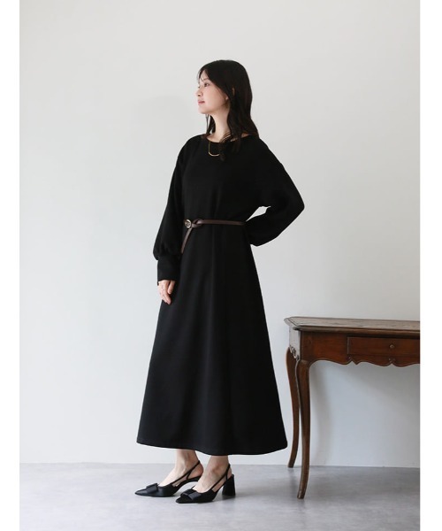 fifth(フィフス)の「【cho____07セレクト】パネルラインマキシワンピース(ワンピース・レディース・ブラック/グレイッシュベージュ・M/XS)」の3枚目の写真