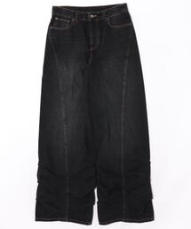 AVAVAV（アヴァヴァヴ）の「pleated jeans black S26G1332001（その他パンツ）」
