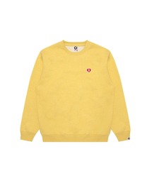 AAPE NOW HEART CREW NECK SWEAT