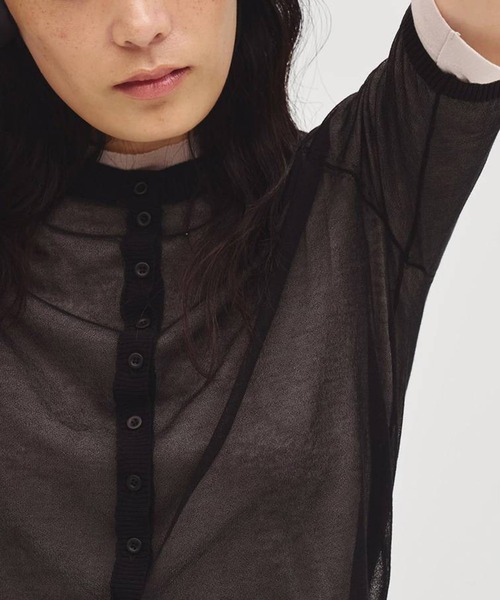 TODAYFUL/トゥデイフル】Sheer Knit Cardigan/シアーニット