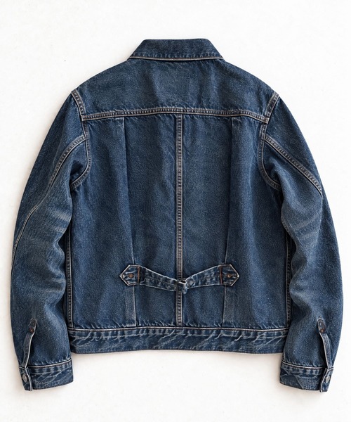 TMT（ティーエムティー）の「SELVEDGE DENIM TRUCKER JACKET（デニムジャケット・メンズ・インディゴブルー/ライトインディゴブルー・MEDIUM/LARGE/X-LARGE/SMALL）」の8枚目の写真