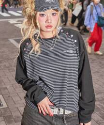 SEQUENZ（シークエンズ）の「※WEB限定   ダブルヘンリーワッフルロンT   sqnz double henley neck thermal l s tee（Tシャツ/カットソー）」