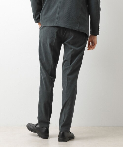 NOLLEY’S(ノーリーズ)の「《ビジカジ/セットアップ対応》8Wトリコットコーデュロイ イージーPT 26AW(その他パンツ・メンズ・グレー/ベージュ/ネイビー・S/L/M/XL)」の4枚目の写真