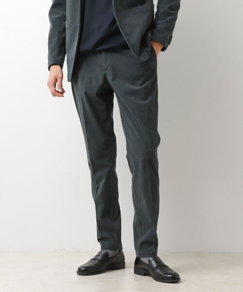 NOLLEY’S(ノーリーズ)の「《ビジカジ/セットアップ対応》8Wトリコットコーデュロイ イージーPT 26AW(その他パンツ・メンズ・グレー/ベージュ/ネイビー・S/L/M/XL)」の6枚目の写真
