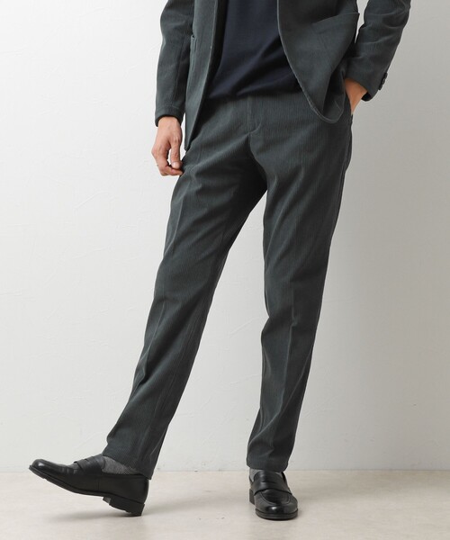 NOLLEY’S(ノーリーズ)の「《ビジカジ/セットアップ対応》8Wトリコットコーデュロイ イージーPT 26AW(その他パンツ・メンズ・グレー/ベージュ/ネイビー・S/L/M/XL)」の7枚目の写真