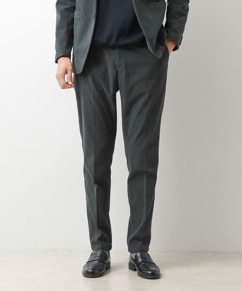 NOLLEY’S(ノーリーズ)の「《ビジカジ/セットアップ対応》8Wトリコットコーデュロイ イージーPT 26AW(その他パンツ・メンズ・グレー/ベージュ/ネイビー・S/L/M/XL)」の8枚目の写真