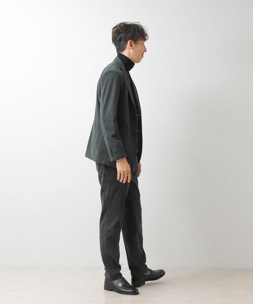 NOLLEY’S(ノーリーズ)の「《ビジカジ/セットアップ対応》8Wトリコットコーデュロイ イージーPT 26AW(その他パンツ・メンズ・グレー/ベージュ/ネイビー・S/L/M/XL)」の11枚目の写真