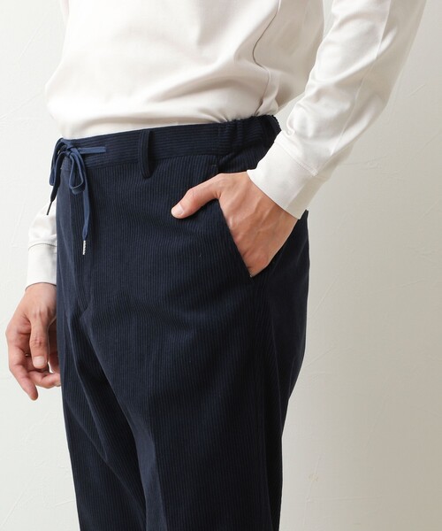 NOLLEY’S(ノーリーズ)の「《ビジカジ/セットアップ対応》8Wトリコットコーデュロイ イージーPT 26AW(その他パンツ・メンズ・グレー/ベージュ/ネイビー・S/L/M/XL)」の19枚目の写真