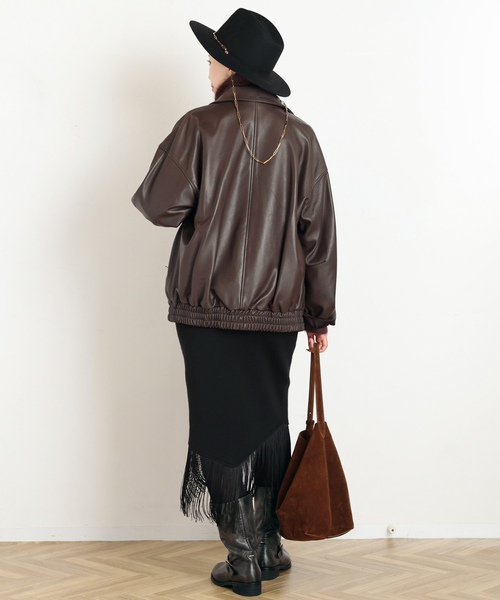 AP STUDIO(エーピーストゥディオ)の「【SYSTEM/システム】Washed Leather Boots(ブーツ・レディース・ブラウン・25cm/24cm/23cm)」の6枚目の写真