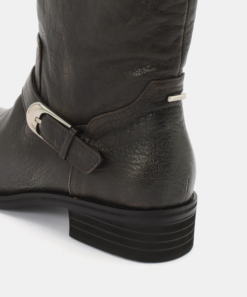AP STUDIO(エーピーストゥディオ)の「【SYSTEM/システム】Washed Leather Boots(ブーツ・レディース・ブラウン・25cm/24cm/23cm)」の11枚目の写真