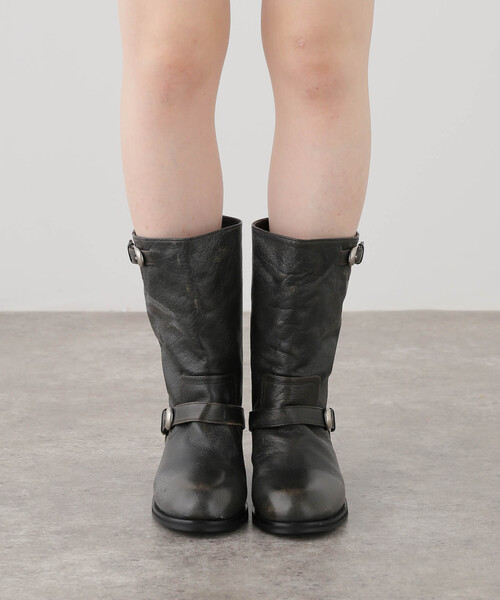 AP STUDIO(エーピーストゥディオ)の「【SYSTEM/システム】Washed Leather Boots(ブーツ・レディース・ブラウン・25cm/24cm/23cm)」の17枚目の写真