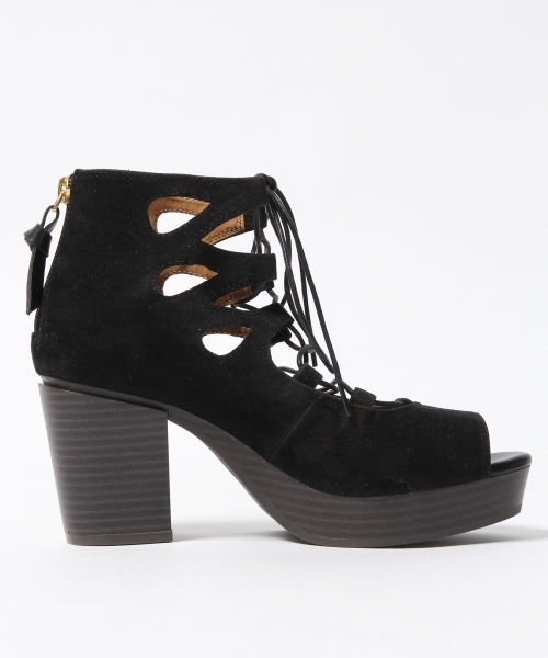 Heather(ヘザー)の「レースUPサンダル 713996(サンダル・レディース・ブラウン/ブラック/ブラック系その他・LARGE/MEDIUM)」の5枚目の写真