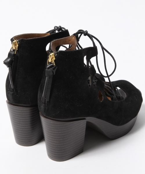 Heather(ヘザー)の「レースUPサンダル 713996(サンダル・レディース・ブラウン/ブラック/ブラック系その他・LARGE/MEDIUM)」の6枚目の写真
