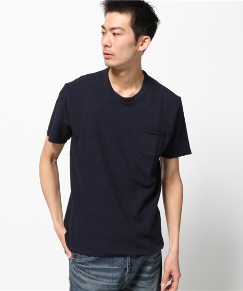 BHY-biography(ビーエイチワイバイオグラフィー)の「AFTER SURF CREW TEE/アフターサーフクルーネックTシャツ(Tシャツ/カットソー・メンズ・ブルーグリーン/ネイビー/ホワイト・44/48/46)」の3枚目の写真