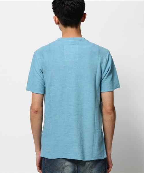 BHY-biography(ビーエイチワイバイオグラフィー)の「AFTER SURF CREW TEE/アフターサーフクルーネックTシャツ(Tシャツ/カットソー・メンズ・ブルーグリーン/ネイビー/ホワイト・44/48/46)」の5枚目の写真