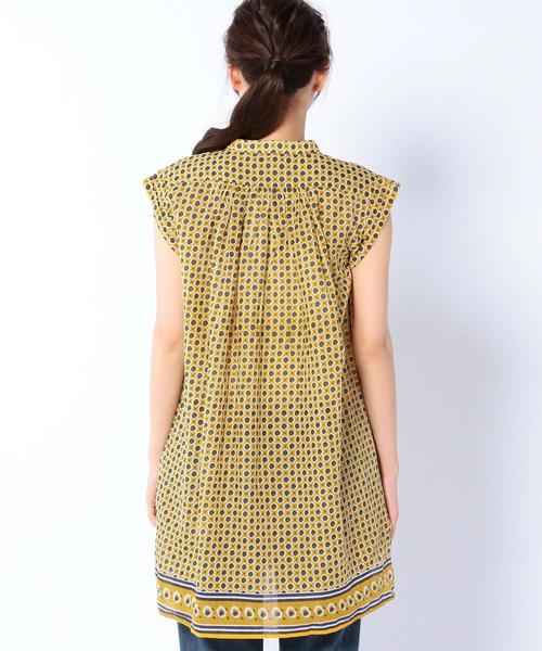 coen（コーエン）の「【Market】オリエンタルフレンチスリーブチュニック（チュニック・レディース・イエロー/ロイヤルブルー・フリー）」の12枚目の写真