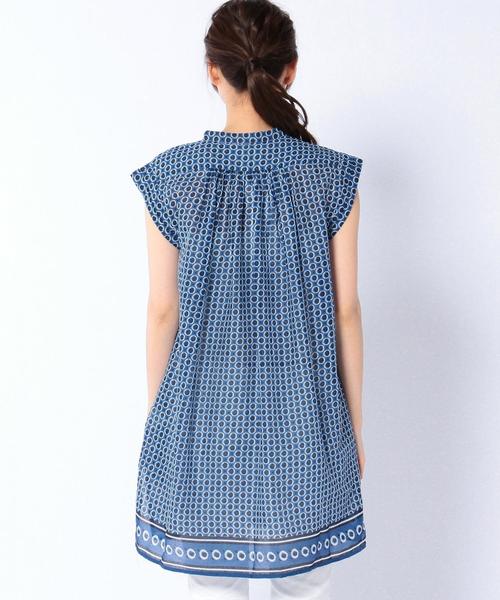 coen（コーエン）の「【Market】オリエンタルフレンチスリーブチュニック（チュニック・レディース・イエロー/ロイヤルブルー・フリー）」の10枚目の写真